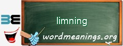 WordMeaning blackboard for limning